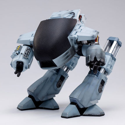 ED209 Robocop Exquisite Mini Action Figure with Sound Feature 1/18 Battle Damaged 15 CM