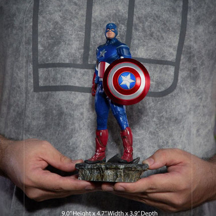 Captain America Battle of NY Avengers: The Infinity Saga 23 cm 1/10