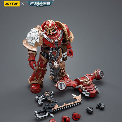 Chaos Space Marines Crimson Slaughter Brother Maganar Warhammer 40k Action Figure 1/18 12 cm