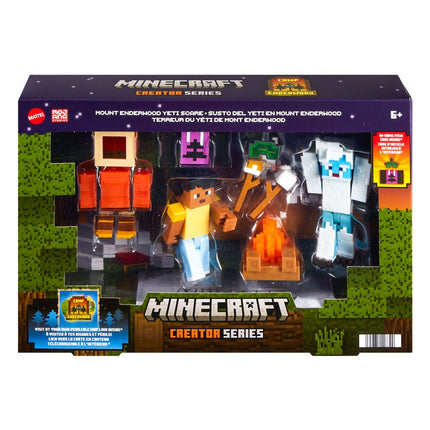 Mount Enderwood Yeti Scare Minecraft Creator Series Action Figure Expansion Pack 8 cm