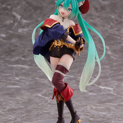 Puss in Boots Hatsune Miku PVC Statue Wonderland Figure 18 cm