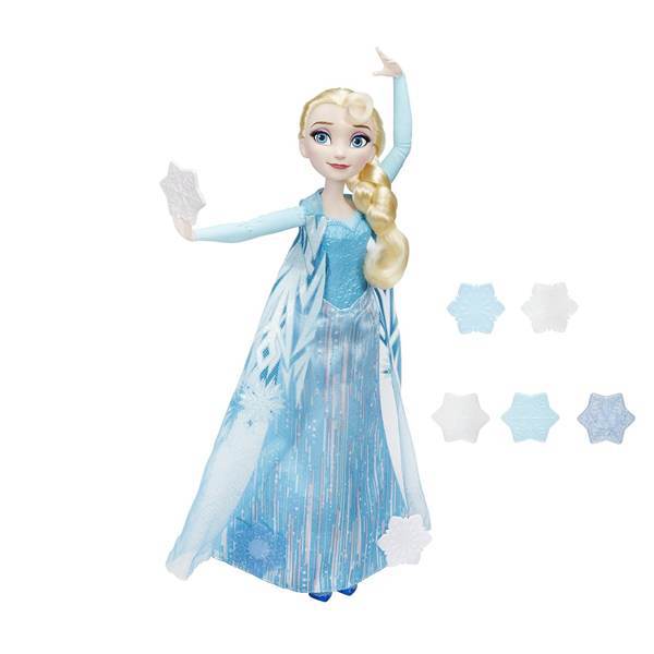 Frozen Elsa Lancia Cristalli Di Ghiaccio Bambola Doll HASBRO