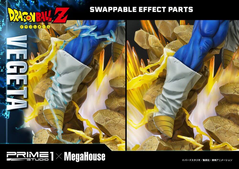 Prime 1 studio Dragon Ball Z Statue 1/4 Super Saiyan Vegeta 64 cm  Multicolor